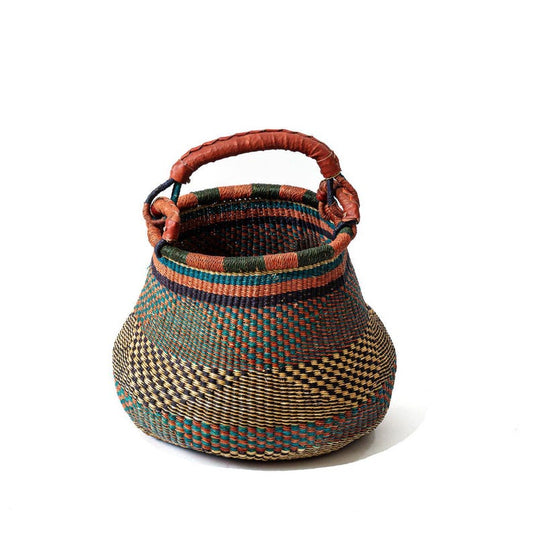 Bolgatanga Pot Basket – Large Handwoven Storage Basket, Ghana